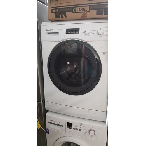 381 - A Panasonic washing machine 7kg, 1400rpm.