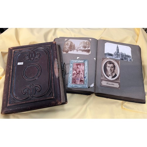 451 - 2 Edwardian postcard albums