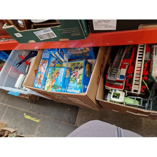 271 - 3 boxes of Playmobil.