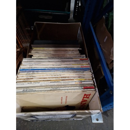 275 - Two boxes of classical vinyl LP records.