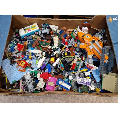 95 - 3 boxes of assorted Lego