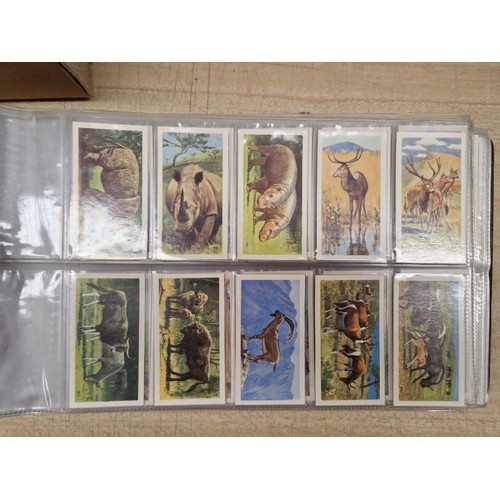 429 - Five albums of assorted cigarette cards.