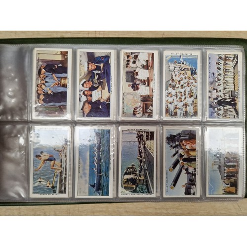 429 - Five albums of assorted cigarette cards.