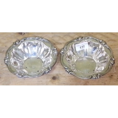 177 - A pair of Peruvian silver dishes, marked Industria Peruana Plata Esterlina 925 Camusso, gross weight... 