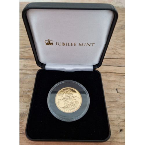 315 - A Jubilee Mint 22-carat gold proof £2 'double sovereign', George VI 1937, 15.98g, boxed with certifi... 