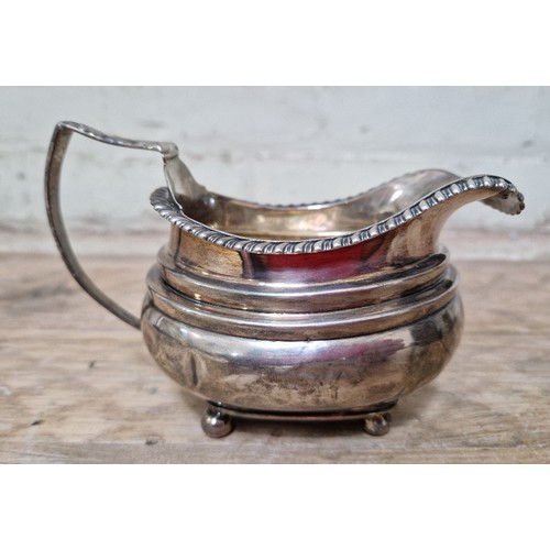 334 - A Victorian silver cream jug, assayed London, gross wt. 5.6 ozt.