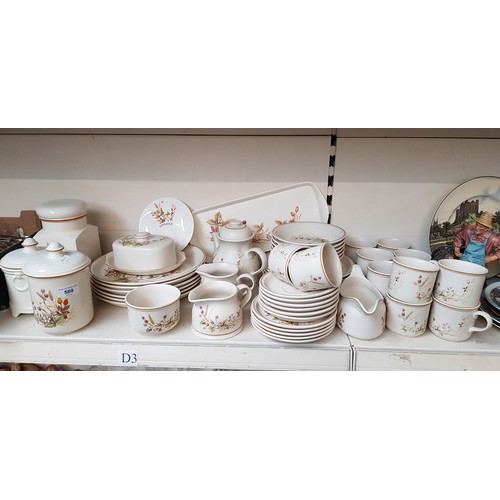 569 - Vintage Marks & Spencer ‘Harvest’ table wares - 52 pieces including dinner plates, bowls, cups & sau... 