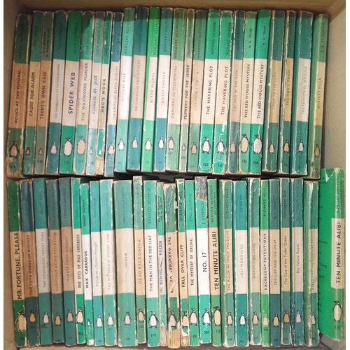 127 - Penguin Books, approximately 120 paperbacks, mainly Mystery & Crime and The Bodley Head series, gree... 