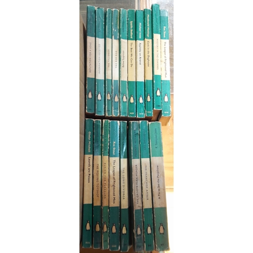 130 - Penguin Books, approximately 123 mainly Mystery & Crime series, green and white covers, circa 1930s ... 