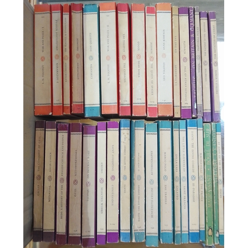 137 - Penguin Books, approximately 121 paperbacks, comprising mainly The Penguin Classics, circa 1940s to ... 