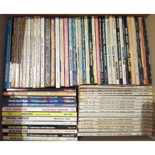 170 - Approximately 106 issues of pulp fiction magazines Amazing Stories, Fact & Science Fiction, Amazing ... 