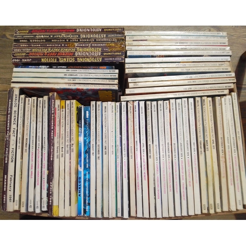 183 - Analog Science Fiction, approximately 300 issues, circa 1960s and 1970s.