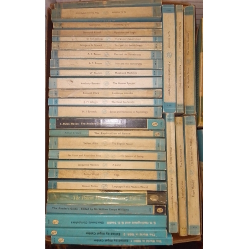 203 - Pelican Books, a collection of approximately 157 paperbacks, circa 1940s and later including war tim... 