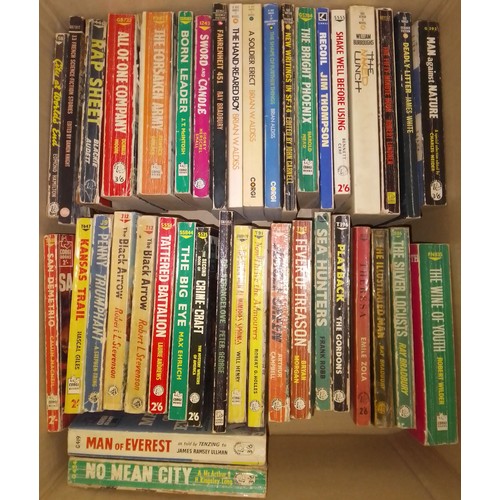 211 - Corgi Books, approximately 153 paperbacks, crime thrillers, science fiction etc., various authors, c... 