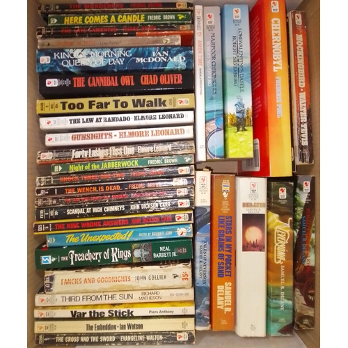 213 - Panther & Bantam Books, approximately 274 paperbacks, science fiction, crime thrillers etc., various... 