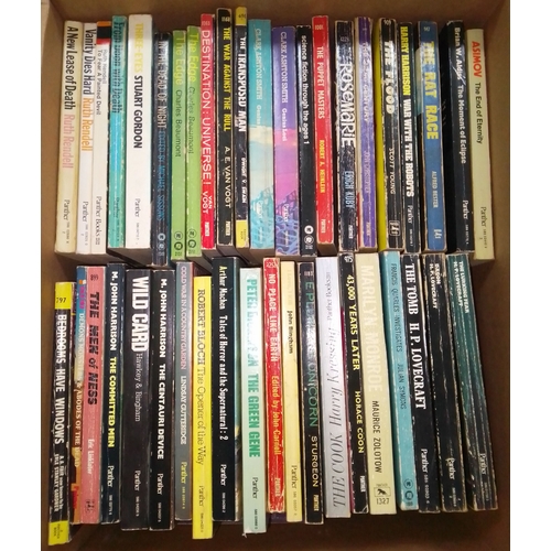 213 - Panther & Bantam Books, approximately 274 paperbacks, science fiction, crime thrillers etc., various... 