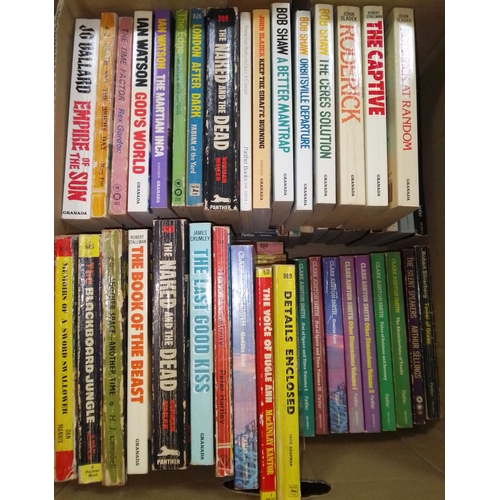 213 - Panther & Bantam Books, approximately 274 paperbacks, science fiction, crime thrillers etc., various... 