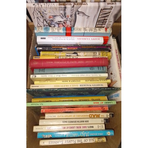 235 - A large collection of cartoon and illustration books, various artists, lot contents fully illustrate... 