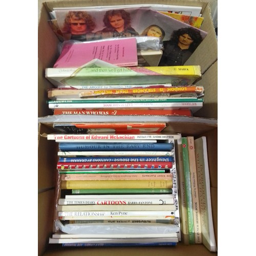 235 - A large collection of cartoon and illustration books, various artists, lot contents fully illustrate... 