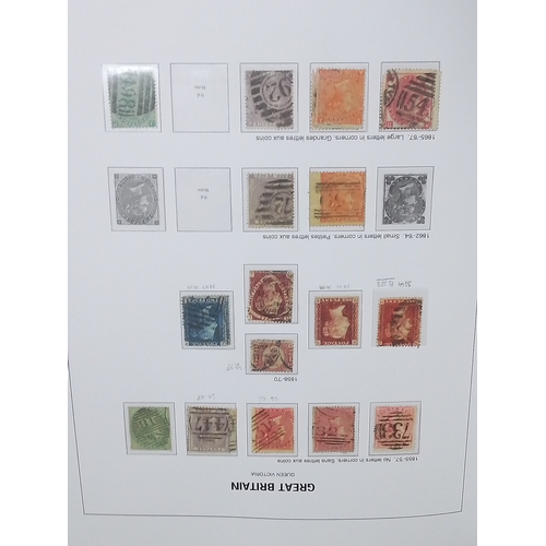 251 - GB stamp collection, two albums, Victoria and later, penny black, penny reds etc. etc.