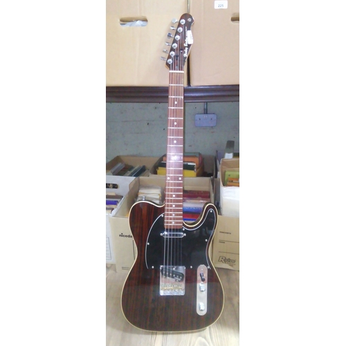 257 - A Harley Benton tele style electric guitar.