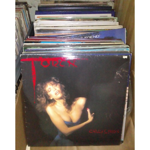 291 - A box of assorted LPs.