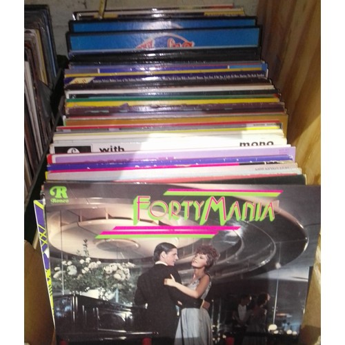 287 - A box of assorted LPs.