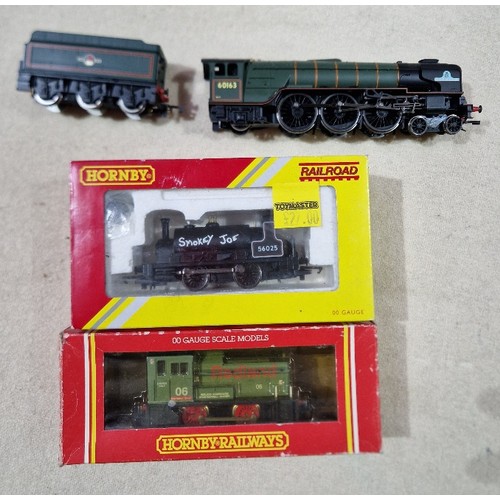 371 - Three assorted Hornby locos, 2 with original boxes.