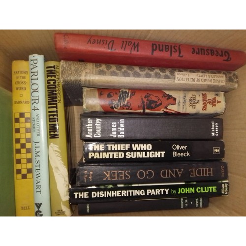 224 - A large quantity of assorted hardback and paperback books, various genre, authors and publishers, lo... 