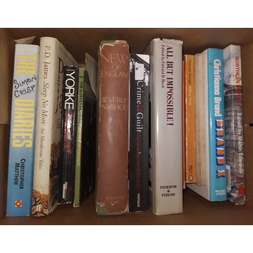 224 - A large quantity of assorted hardback and paperback books, various genre, authors and publishers, lo... 