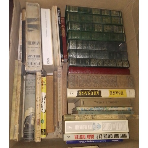 224 - A large quantity of assorted hardback and paperback books, various genre, authors and publishers, lo... 