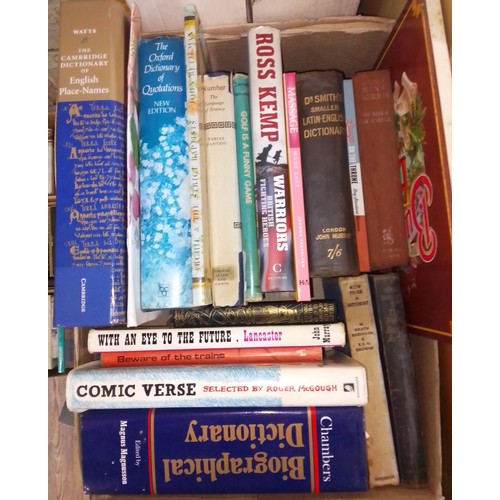 225 - A large quantity of assorted hardback and paperback books, various genre, authors and publishers, lo... 