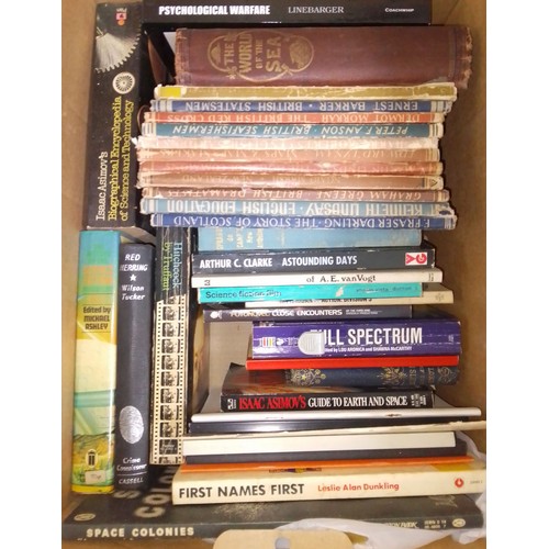 225 - A large quantity of assorted hardback and paperback books, various genre, authors and publishers, lo... 