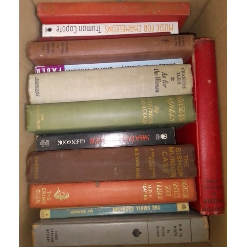 225 - A large quantity of assorted hardback and paperback books, various genre, authors and publishers, lo... 