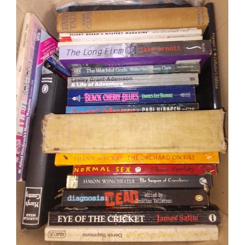 225 - A large quantity of assorted hardback and paperback books, various genre, authors and publishers, lo... 