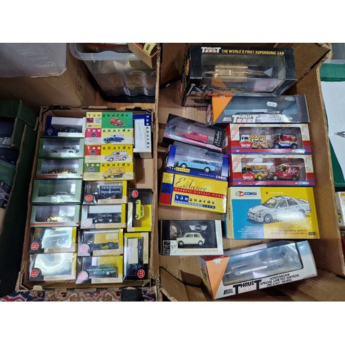 383 - Two boxes of assorted boxed diecast vehicles to include Lledo, Van Guards & Corgi, approx. 27 vehicl... 