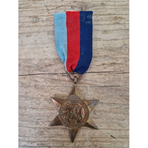 60 - WW2 - A group of eight Star medals to include The Africa Star, The 1939 - 1945 Star, The Atlantic St... 