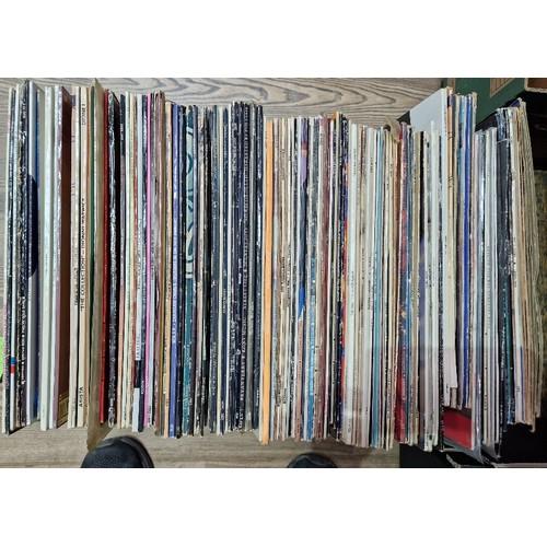 286 - A box of assorted LPs.