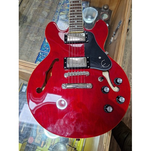 258 - A Gibson Epiphone ES 339 hollow body electric guitar.