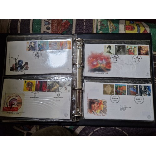 253 - A box of assorted mint presentation packs and FDCs etc.