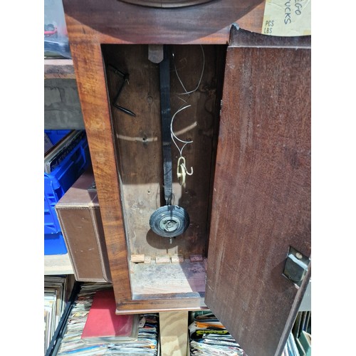 295 - A 19th century mahogany 30 hour tavern type clock.