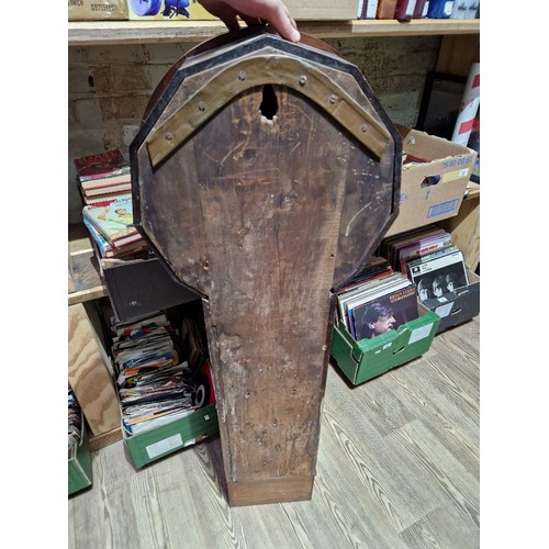 295 - A 19th century mahogany 30 hour tavern type clock.