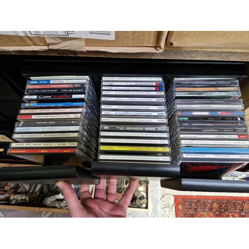 273 - A large collection of CDs and a few 45s, various genre.