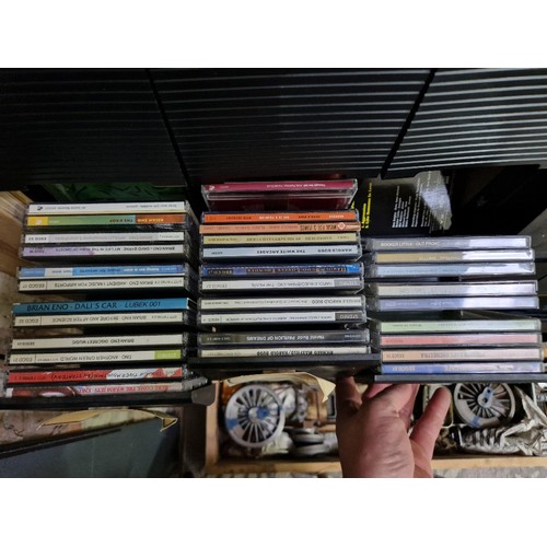 273 - A large collection of CDs and a few 45s, various genre.