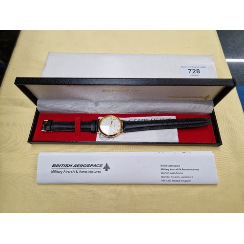 728 - Eurofighter 1997 production launch commemorative watch