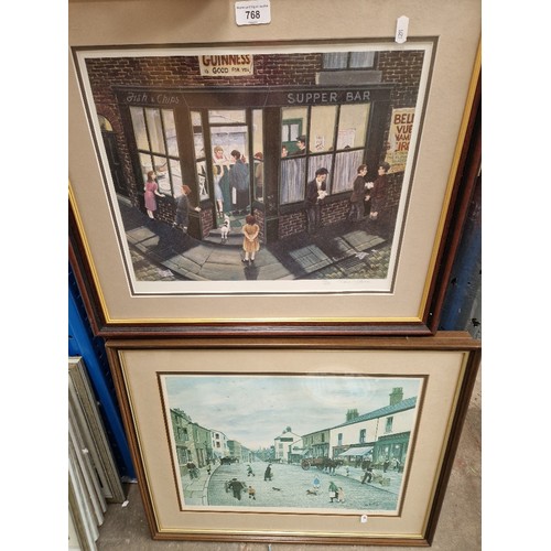 768 - Four signed prints after Tom Dodson (British, 1910-1991), two being limited editions, all framed and... 