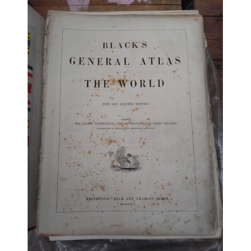 75 - A late 19th century Black's General Atlas The World