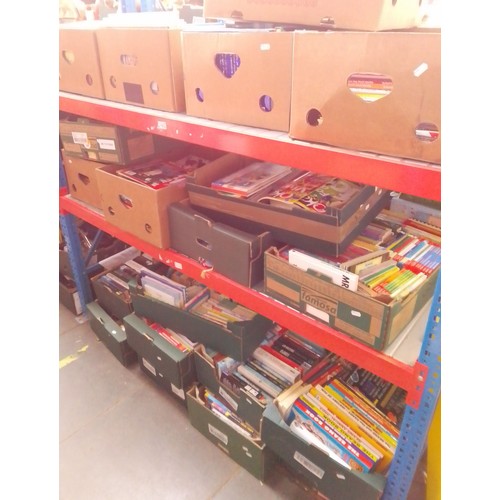 116 - 3 shelves (20 boxes) of books including Guinness World Records, Enid Blyton, Goosebumps, Ladybird, R... 