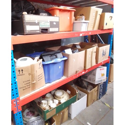 113 - 27 boxes of mixed items to include ceramics, ornaments, table ware, drinking glasses, vases and bowl... 