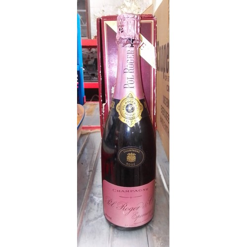 152 - A bottle of Pol Roger Rose champagne in original box